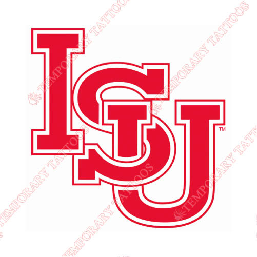Illinois State Redbirds Customize Temporary Tattoos Stickers NO.4617